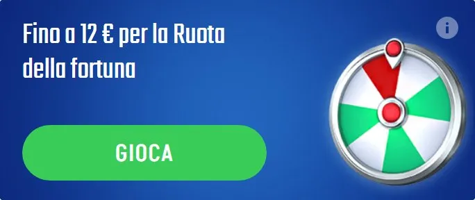 18 fino a 12 per la ruota della fortuna 12 euro